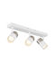 Globo Lighting Spot Triplu Cu Bază De Bec GU10 În Culoare Albă