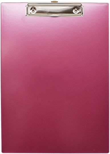 Ντοσιέ Πιάστρα A4 Μονό Metron Πλαστικό Metal Red
