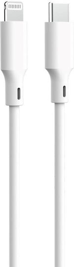 Forever USB-C to Lightning Cable Λευκό 1.5m