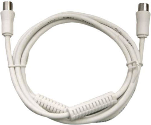 GSC Game World Antenna Cable Coax male - Coax female White 1.5m 1pcs