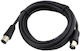 GSC Game World Antenna Cable Coax male - Coax female Black 2.5m 1pcs