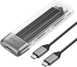 Orico M.2 SATA III NVME Hard Drive Case with USB 3.2 Type-C Connectivity