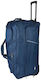 Diplomat Seagull Reisetasche Blau mit Rädern Stoff L73xB32xH35cm