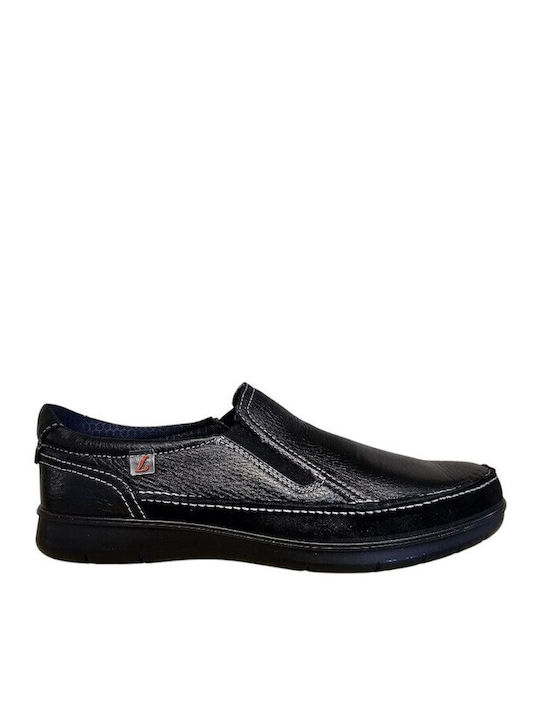 Men's Leather Casual Shoes Black