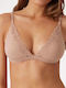 Guess Eveline Women's Bralette Bra Beige