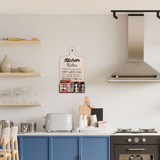 Vilde Wall Metal Shelf 50x28x50cm Black