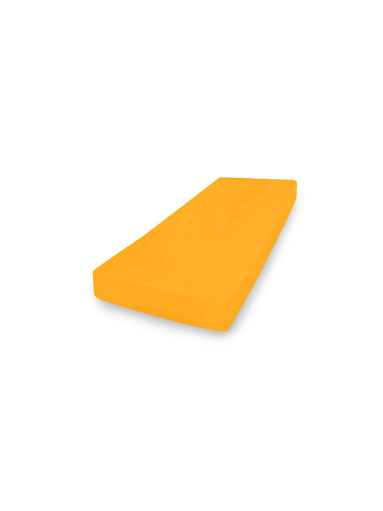 Matex Чаршаф Единично с Ластик 110x190см. Yello...