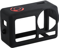 Carcasă de protecție din silicon TPU cu capac pentru obiectiv DJI Osmo Action 5 Pro Negru Carcasă de protecție din silicon TPU cu capac pentru obiectiv DJI Osmo Action 5 Pro Negru