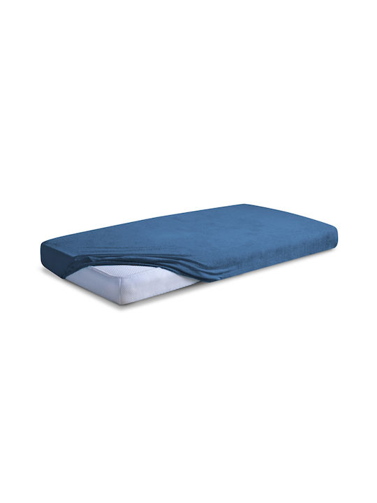 Matex Чаршаф King Size с Ластик 190x210см. Navy_47