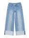 Kinder Schlaghose Jeans Rot