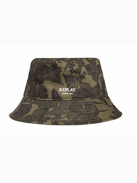 Replay Fabric Men's Hat Bucket Style Khaki