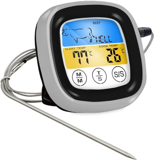 Ψηφιακό Θερμόμετρο Μαγειρικής με Ακίδα +50°C / +50°C