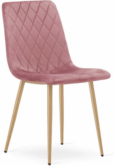 Scaun Sala de mese Turin 60x50x50buc Pink Velvet
