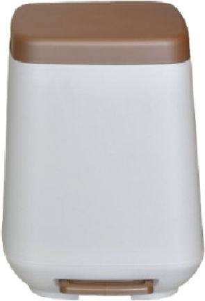 Viopsyctr Πλαστικό Καλαθάκι Μπάνιου Soft Close 7lt Λευκό