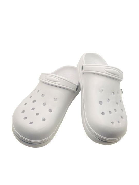 Herren Clogs Weiß