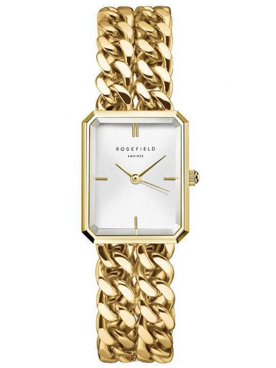 Rosefield Studio Women's Watch with Gold Metal Bracelet SWGSG-076