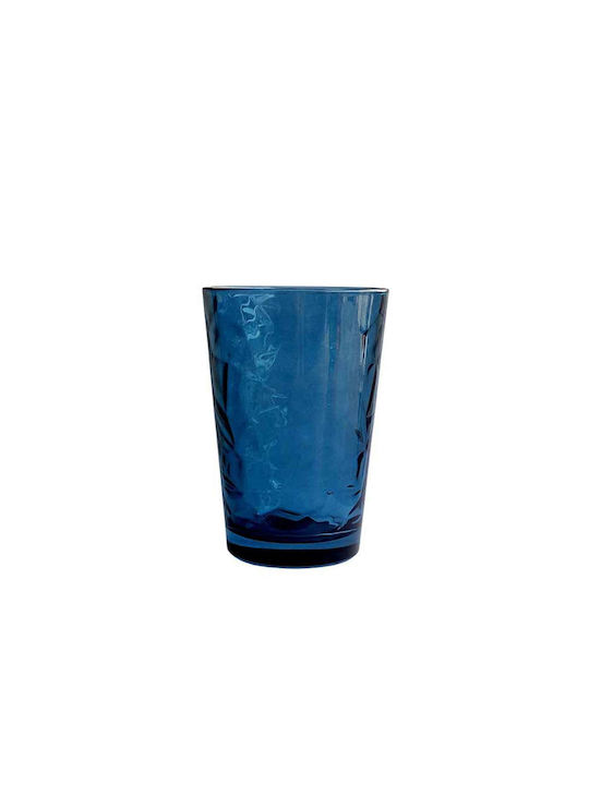 Uniglass Glas Wasser aus Glas in Blau Farbe