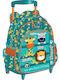 Trolley-Tasche Must Team Vorschule 27x10x31 2 Fächer Dschungeltiere