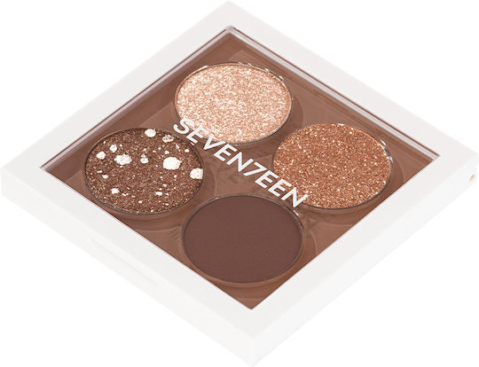 Seventeen Vibrant Eye Shadow Palette in Solid Form Love For Nude 5.7gr
