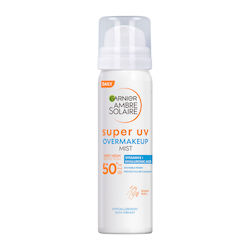 Garnier Over Makeup Super UV Sunscreen Mist Face SPF50+ 75ml Garnier Over Makeup Super UV Sunscreen Mist Face SPF50+ 75ml