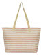 Aquablue Wicker Beach Bag Beige