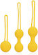 3 Κολπικές Thumping Kegel Balls Σιλικόνης Lemonade Yellow Shots