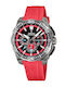 Festina Bike Diver Men's Watch Chronograph Battery with Pink Rubber Strap