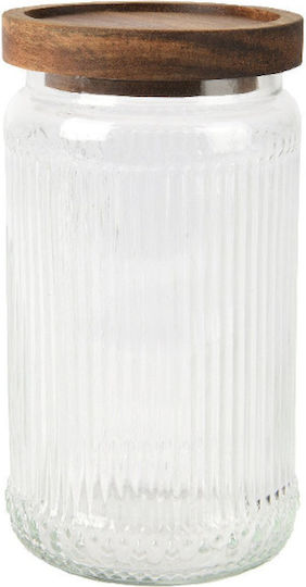 Kaemingk Kaemingk Allgemeine Verwendung Glas Transparentes Vasen mit luftdichtem Deckel 560ml