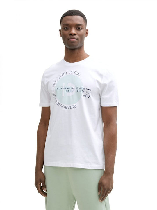Tom Tailor Basic T-shirt Λευκό
