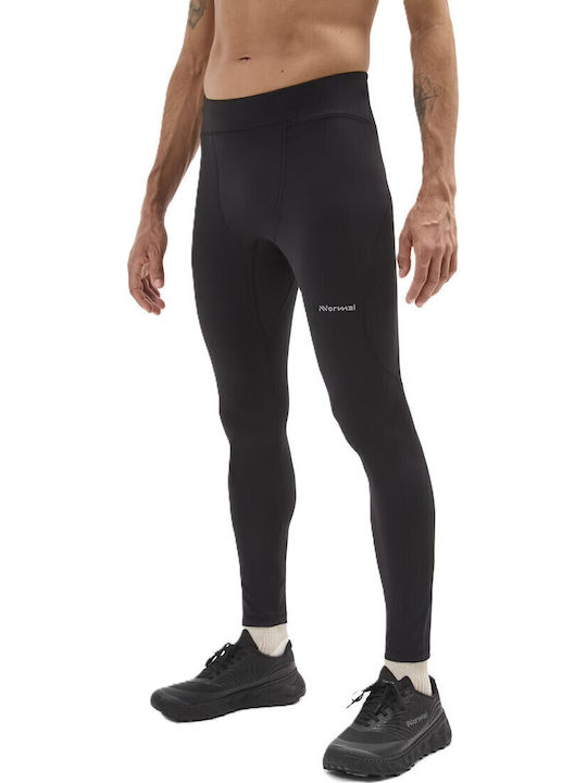 Active Herren Sportleggings Lang Schwarz