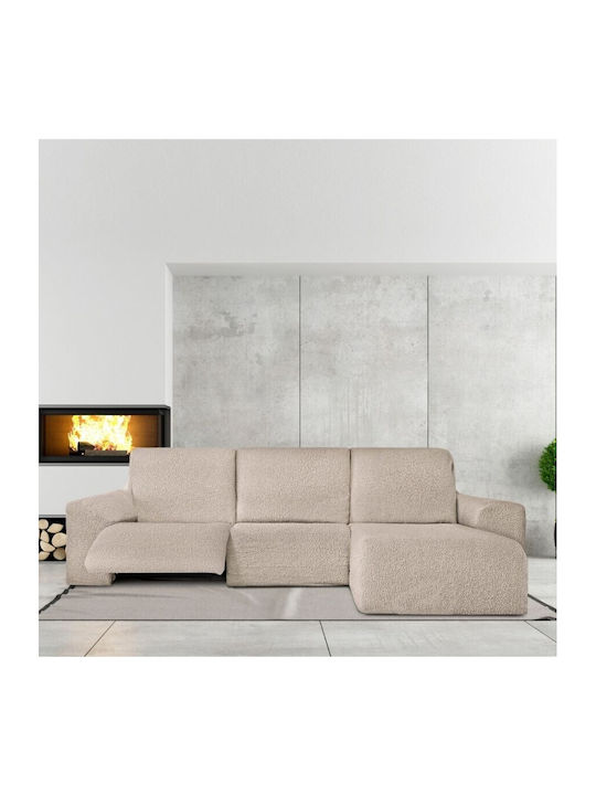 Eysa Roc Ελαστικό Κάλυμμα Γωνιακού Καναπέ C/00 Light Beige 250εκ.