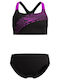 Speedo Medley Logo 2 Παιδικό Μαγιό Μπικίνι Μαύρο