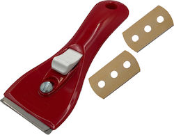 Svim Ceramic Hob Scraper Plastic with 2 Replacements 14×5cm Red Svim Ceramic Hob Scraper Plastic with 2 Replacements 14×5cm Red