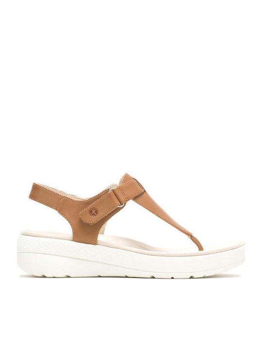 Hush Puppies Γυναικεία Σανδάλια Καφέ