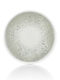 By Bone Plate Shallow made of Porcelain Gray with Diameter 27cm