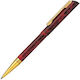 Heri Diagonal 3089m Burgundy Gold Stamp Pen