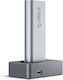 Orico Dockingstation Festplatten SATA 2.5" / 3.5" mit USB-C Verbindung (ORICO-IT18C3-GY-BP-HU)