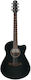 Ibanez Akustisch Gitarre Ausschnitt Schwarz
