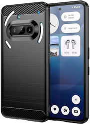 Techsuit Carbon Back Cover Σιλικόνης Μαύρο (Not...