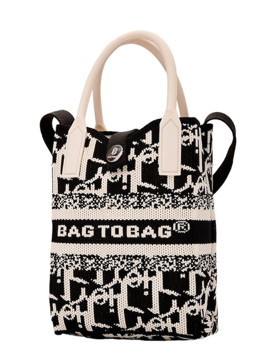 Bag to Bag Black Fabric Women's Tote Bag