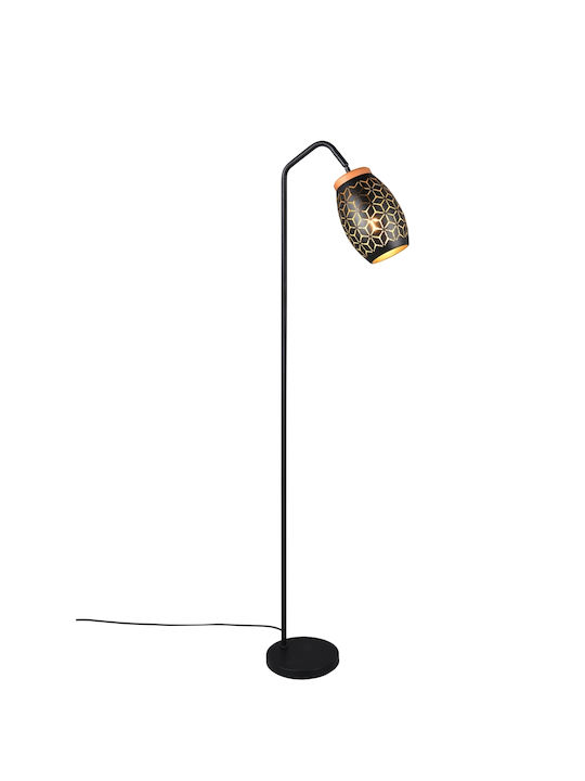 Trio Lighting Подова Лампа Черен