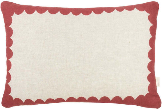 Nobodinoz Sofa-Kissen Vibes Carmine 30x45cm.