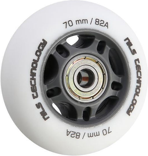 Pu 70x24 82a White Matte 4 Pcs + Abec-9 8 Pcs Nils Extreme Set