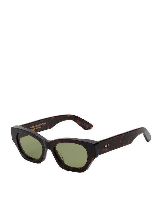 Retrosuperfuture Ochelari De Soare Pentru Femei Cu Ramă Maro Din Plastic Și Lentile Maro