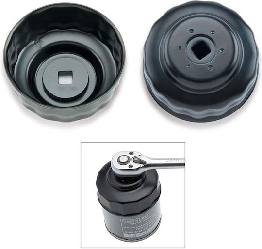 Hc-106/15 Cup Oil Filter Wrench 106mm-15 Angles