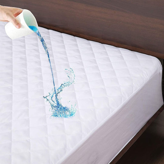 Le Blanc Protective Cover Single Waterproof Node White 90x200+35cm
