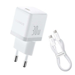 Baseus Ladegerät mit USB-C Anschluss und Kabel ...