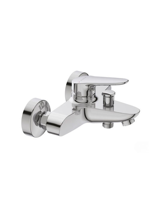 Vigour Clivia Mixing Bathtub Shower Faucet Complete Set Silver