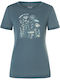 Γυναικείο T-shirt Floral Turbulence Blue