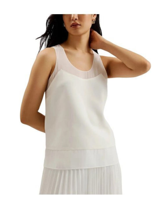 Ted Baker Tilama Γυναικεία Αθλητική Μπλούζα Ivory